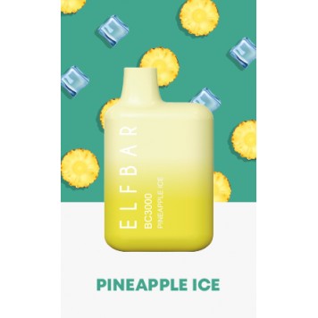 Электронная сигарета Эльф Бар 3000 затяжек Ананас Лёд (Elf Bar BC 3000 Pineapple Ice)