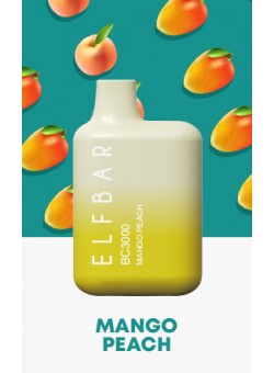 Электронная сигарета Эльф Бар 3000 затяжек Манго Персик (Elf Bar BC 3000 Mango Peach)